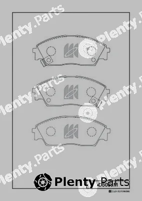 MK Kashiyama D5039M — Brake Pad Set, disc brake