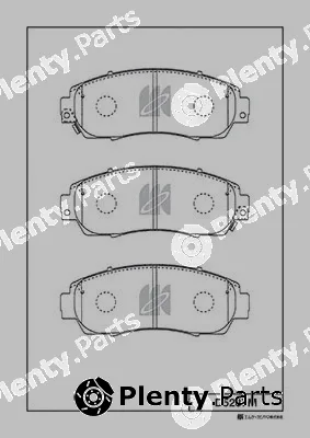 MK Kashiyama D5237M — Brake Pad Set, disc brake