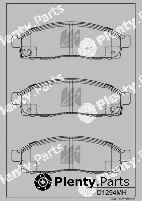 MK Kashiyama D1294MH — Brake Pad Set, disc brake