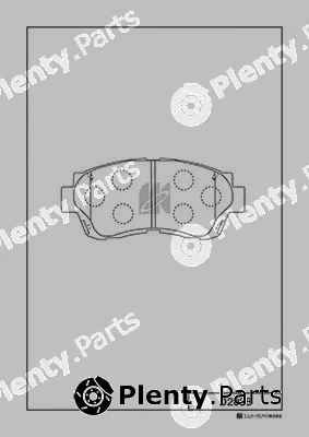MK Kashiyama D2088 — Brake Pad Set, disc brake