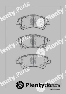 MK Kashiyama D2289MH — Brake Pad Set, disc brake