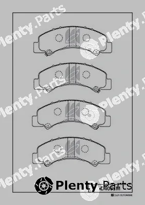 MK Kashiyama D4068M — Brake Pad Set, disc brake