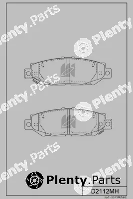 MK Kashiyama D2112MH — Brake Pad Set, disc brake