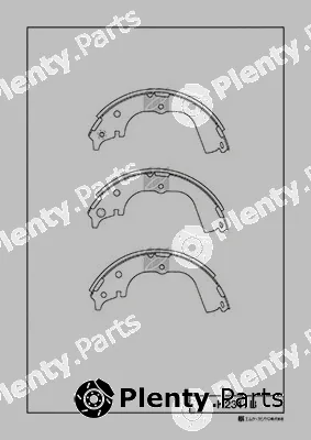 MK Kashiyama K2317B — Brake Shoe Set