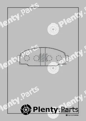 MK Kashiyama D2059 — Brake Pad Set, disc brake