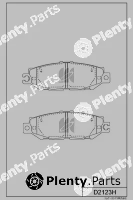 MK Kashiyama D2123H — Brake Pad Set, disc brake