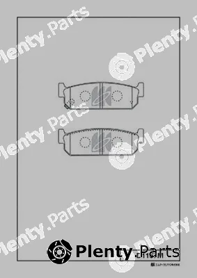 MK Kashiyama D1167M — Brake Pad Set, disc brake
