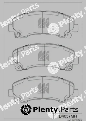 MK Kashiyama D4057MH — Brake Pad Set, disc brake