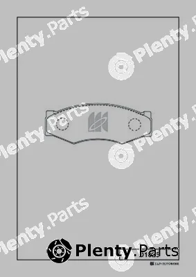 MK Kashiyama D1025 — Brake Pad Set, disc brake