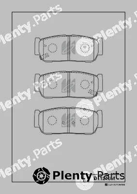 MK Kashiyama D11213M — Brake Pad Set, disc brake