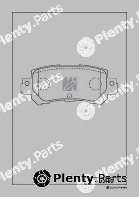 MK Kashiyama D3156 — Brake Pad Set, disc brake