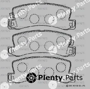 Advics SN648P — Brake Pad Set, disc brake
