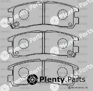 Advics SN775P — Brake Pad Set, disc brake