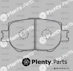 Advics SN680 — Brake Pad Set, disc brake