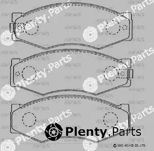 Advics SN225P — Brake Pad Set, disc brake
