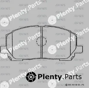 Advics SN884 — Brake Pad Set, disc brake