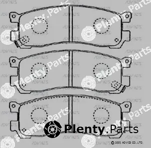 Advics SN657P — Brake Pad Set, disc brake