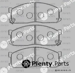Advics E1N009 — Brake Pad Set, disc brake