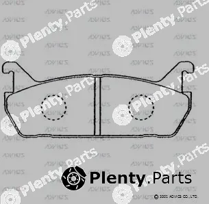 Advics SN630 — Brake Pad Set, disc brake