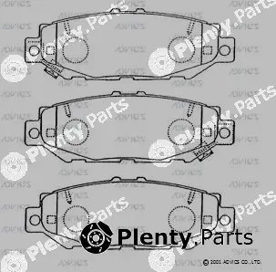 Advics SN661P — Brake Pad Set, disc brake