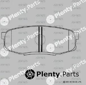 Advics SN140 — Brake Pad Set, disc brake