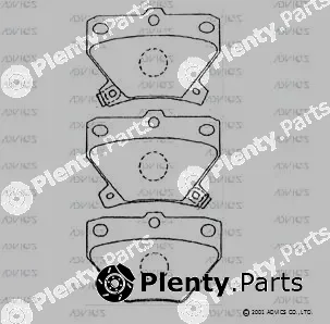 Advics SN106P — Brake Pad Set, disc brake