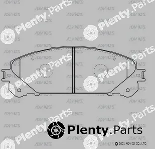 Advics A1N191 — Brake Pad Set, disc brake