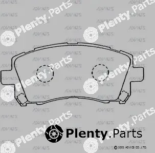 Advics SN855 — Brake Pad Set, disc brake