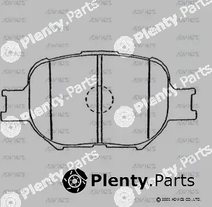 Advics A1N065 — Brake Pad Set, disc brake
