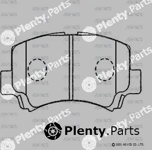 Advics H1N020 — Brake Pad Set, disc brake