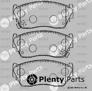 Advics SN590P — Brake Pad Set, disc brake