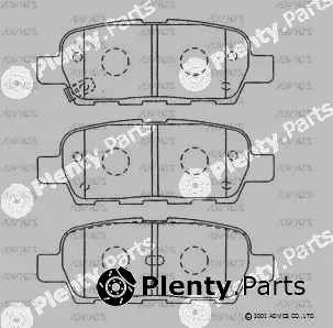 Advics SN891P — Brake Pad Set, disc brake