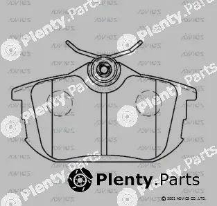 Advics D2N074 — Brake Pad Set, disc brake