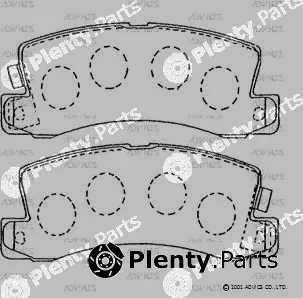 Advics SN771P — Brake Pad Set, disc brake