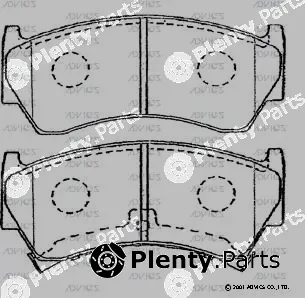 Advics SN582P — Brake Pad Set, disc brake