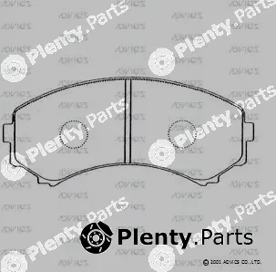 Advics SN281P — Brake Pad Set, disc brake