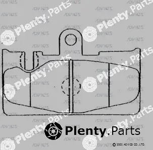 Advics SN113E — Brake Pad Set, disc brake