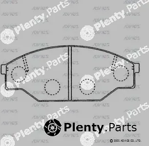 Advics A1N036 — Brake Pad Set, disc brake