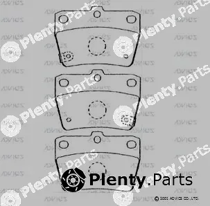Advics A2N031 — Brake Pad Set, disc brake