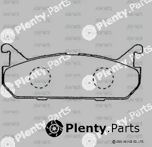 Advics SN861 — Brake Pad Set, disc brake