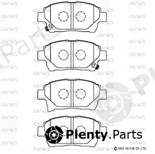 Advics SN956P — Brake Pad Set, disc brake