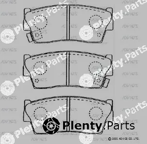 Advics SN552P — Brake Pad Set, disc brake