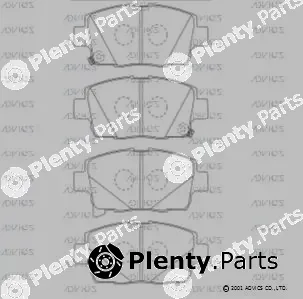 Advics SN130P — Brake Pad Set, disc brake