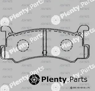 Advics SN742 — Brake Pad Set, disc brake