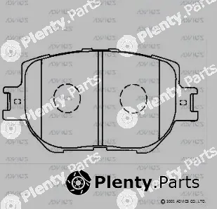 Advics A1N140 — Brake Pad Set, disc brake