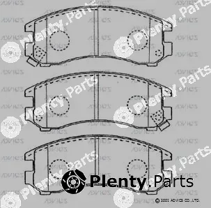 Advics SN760P — Brake Pad Set, disc brake