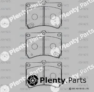 Advics SN256P — Brake Pad Set, disc brake