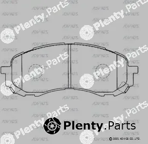 Advics SN914 — Brake Pad Set, disc brake