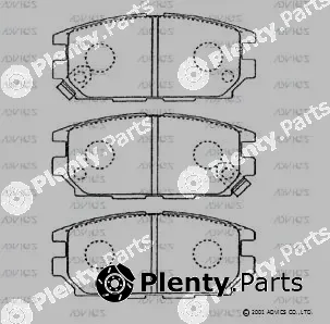 Advics SN804P — Brake Pad Set, disc brake