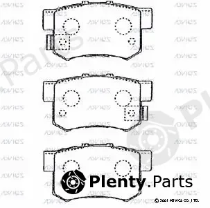 Advics C2N021 — Brake Pad Set, disc brake
